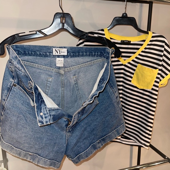 Shorts and stripe top - Picture 3 of 3